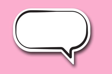 Konuşma balonu. Metin veya slogan eklemek için boşluk kopyala. İndirim, satış, sezon satışları. 