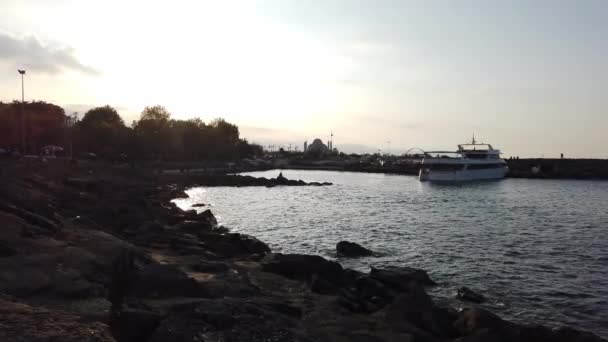 Beau Coucher Soleil Été Plage — Video