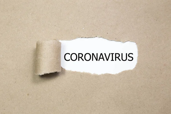 Parola Coronavirus Covid — Foto Stock