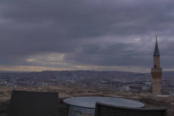 Ankara Türkiye Şubat 2020 Hareket Kaybı Ankara Kentinin Panoramik Manzarası — Stok fotoğraf