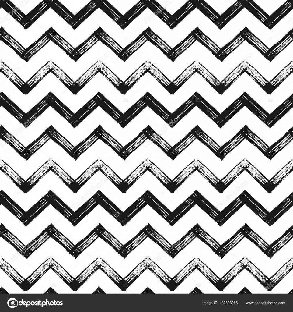 Black And Grey Chevron Background