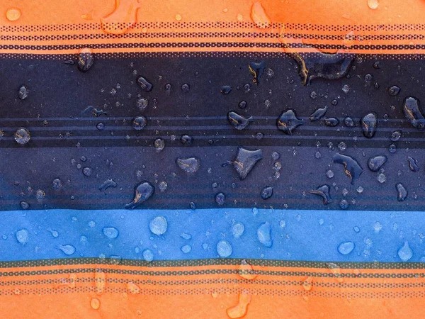 Water drops on softshell jacket