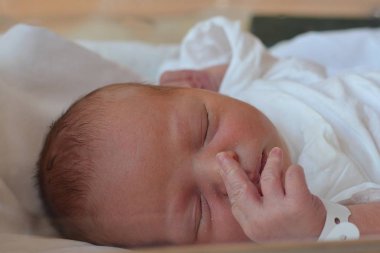 İki gün önce hastanede doğan bir çocuğun portresini çek.