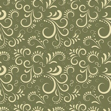 Vektör çiçek 3d Dikişsiz desen arka plan. Desen dekorasyon ambalaj kağıt, davetiyeler ve Tekstil için uygundur.