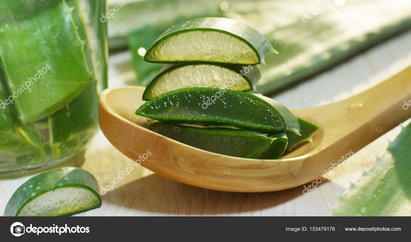 Composition of aloe vera — Stock Photo © hquality 153479178