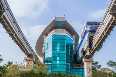 Monorail station Dubai, Birleşik Arap Emirlikleri