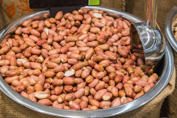 Primer plano de cacahuetes secos —  Fotos de Stock