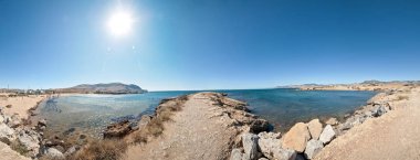 Meganom dağ sırası panoramik manzara, Kırım