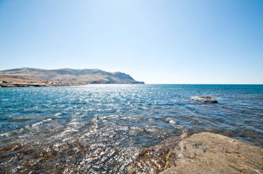 Meganom dağ sırası manzarası, Kırım