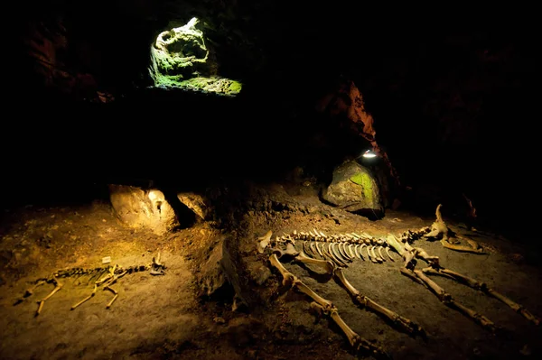 Mamut Mağarası Olarak Bilinen Emine Bayir Hasar Kırım Daki Büyük — Stok fotoğraf