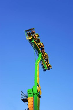 İnsan Feodosia city, Rusya cazibe park üzerinde eğlenceli yaşıyorsanız