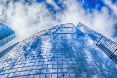 Yaz günü Moskova uluslararası iş Merkezi'nde görüntülemek