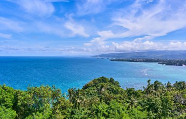 Boracay Adası havadan görünümü, Filipinler