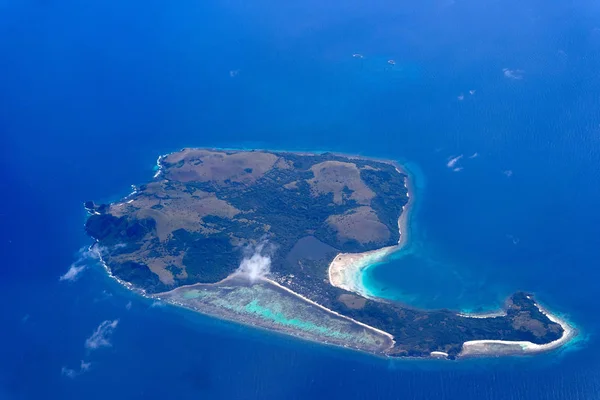 Hermosa Vista Aérea Las Islas Desde Avión — Foto de Stock