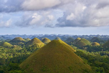 Famous Chocolate Hills view, Bohol Island, Philippines clipart