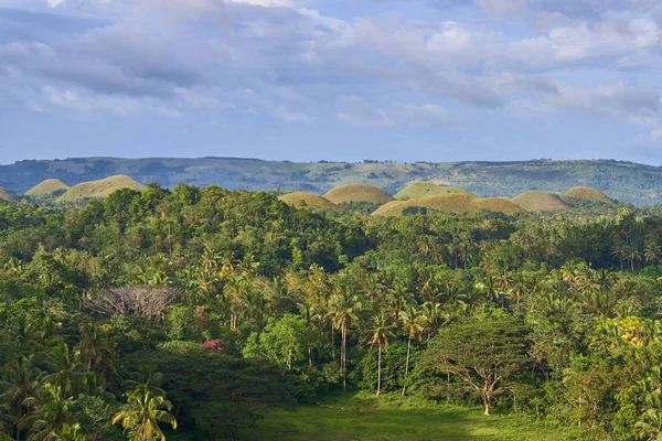 Famous Chocolate Hills view, Bohol Island, Philippines — Stock Photo, Image