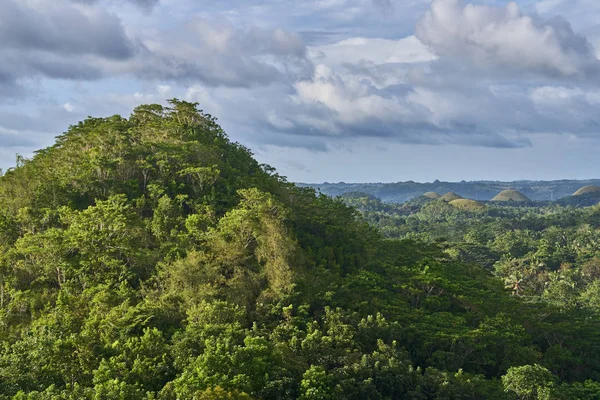 Famosa vista de Chocolate Hills, Bohol Island, Filipinas — Foto de Stock