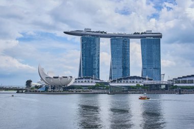 Marina bay, Singapur görünümünü