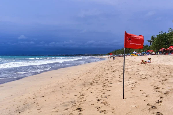 Kuta beach görünümü, Bali Adası, Endonezya — Stok fotoğraf