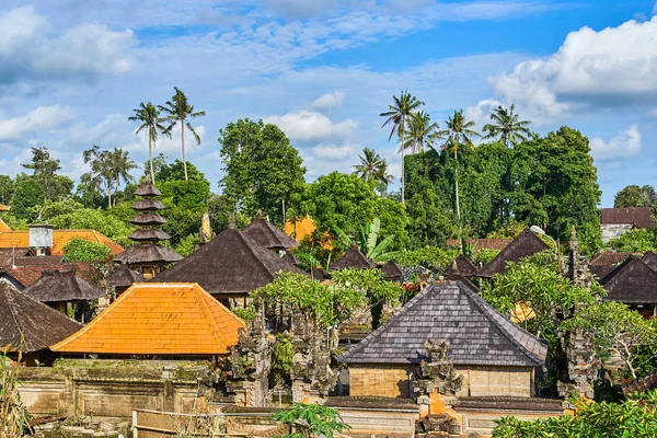 Güzel kenti Ubud çatıdan Bali Adası, Indone