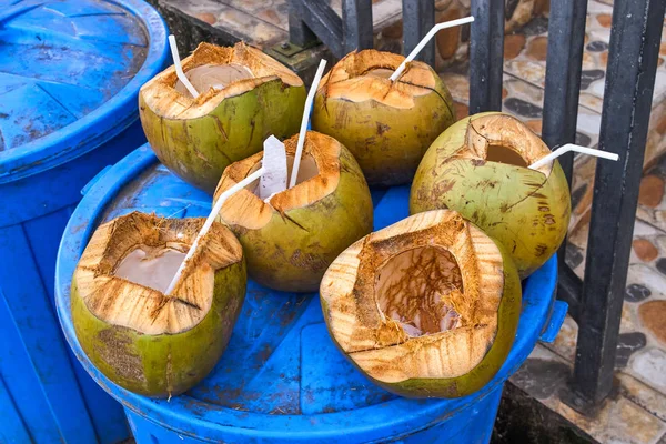 Cocos en la basura —  Fotos de Stock