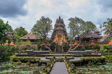 Pura Taman Kemuda Saraswati Temple in Ubud, Bali island, Indones