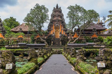 Pura Taman Kemuda Saraswati Temple in Ubud, Bali island, Indones
