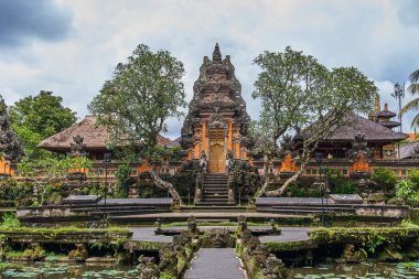 Pura Taman Kemuda Saraswati Temple in Ubud, Bali island, Indones