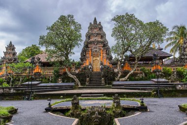 Pura Taman Kemuda Saraswati Temple in Ubud, Bali island, Indones