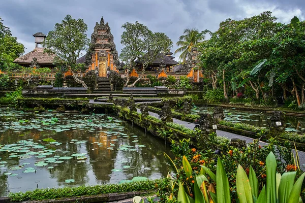 Pura Taman Kemuda Saraswati Temple in Ubud, Bali island, Indones