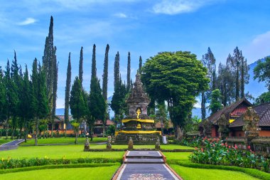 Pura Ulun Danu Beratan territory on Bali island, Indonesia