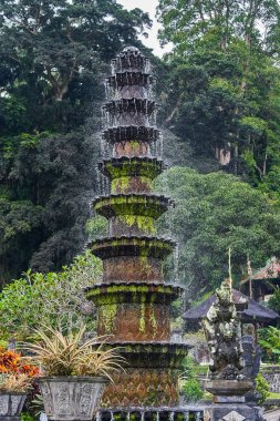 Tirta Gangga water palace on Bali island, Indonesia clipart