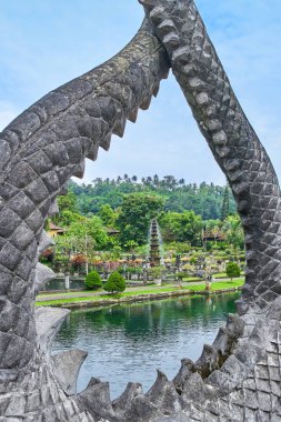 Tirta Gangga water palace on Bali island, Indonesia clipart
