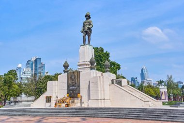 Kral Rama VI anıt Lumpini Park, Bangkok, Tayland