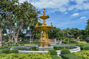 Suan Saranrom Park çeşme Bangkok, Tayland