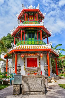 Arka tarafında Suan Saranrom Park Çin stili pagoda