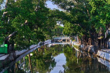 Khlong Rob Krung kanal Bangkok, Tayland