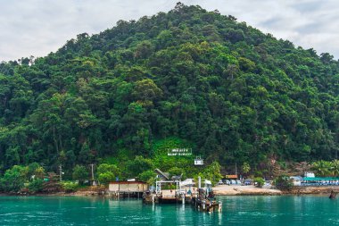 Bağlantı noktası Feribot Tekne Koh Chang Adası, Tayland