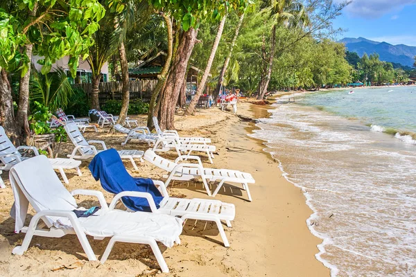 Chai Chet plaj şezlong Koh Chang Adası, Tayland