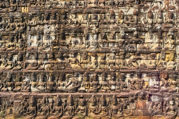 Terraço do Rei Leproso em Angkor, Camboja — Fotografia de Stock
