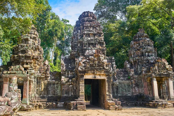 Preh Khan tempel, Siem Reap, Kambodja — Stockfoto