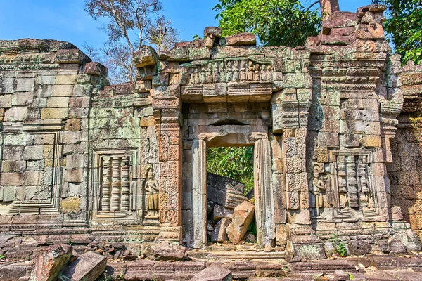 Templo de Preh Khan, Siem Reap, Camboja — Fotografia de Stock