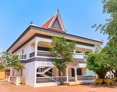 WAT Preah balo Rath güzel tapınakta Siem Reap, Kamboçya