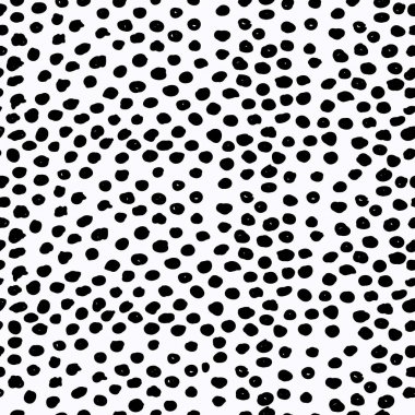 Siyah noktalar seamless modeli.