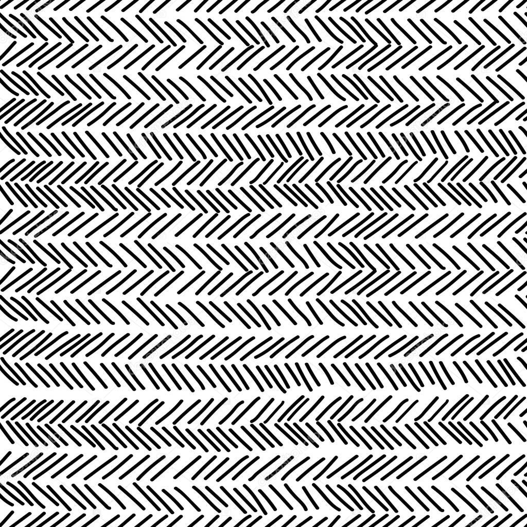 Doodle slashes seamless pattern.