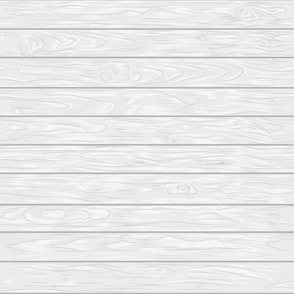 White wooden planks seamless pattern.