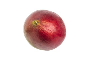 Beyaz arkaplanda yalıtılmış mango meyvesi
