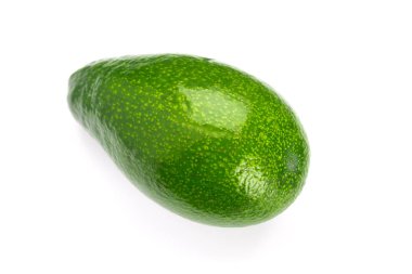 Beyaz arkaplanda avokado