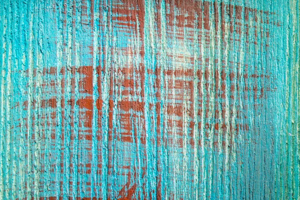 Blue wooden boards with brown strokes. Wood texture. — Stock Photo, Image