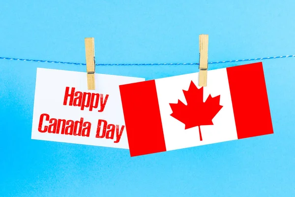 Happy Canada day greeting card or background. — Stock Photo, Image